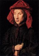 Jan Van Eyck Portrait of Giovanni Arnolfini oil on canvas